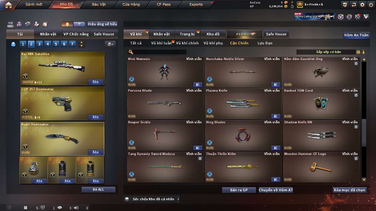 shop acc cf uy tin gia re